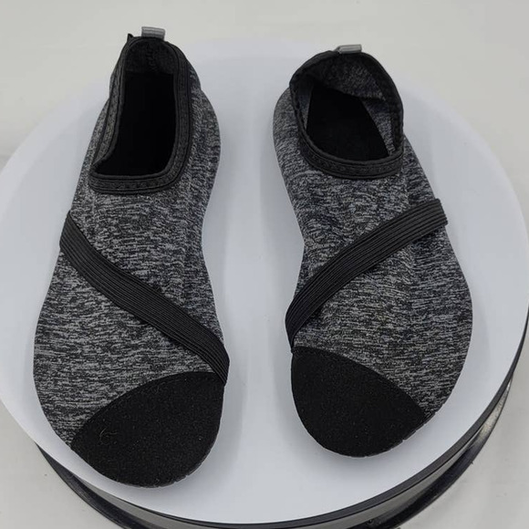 New Fit Kicks Woven Live Well Heather black flats.  Small 5.5-6.5 - Picture 2 of 8